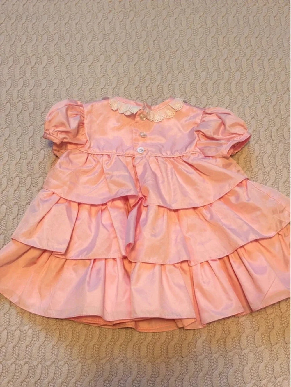 Vintage Betti Terrell by Johnston Pink Party Dress 18M USA made
